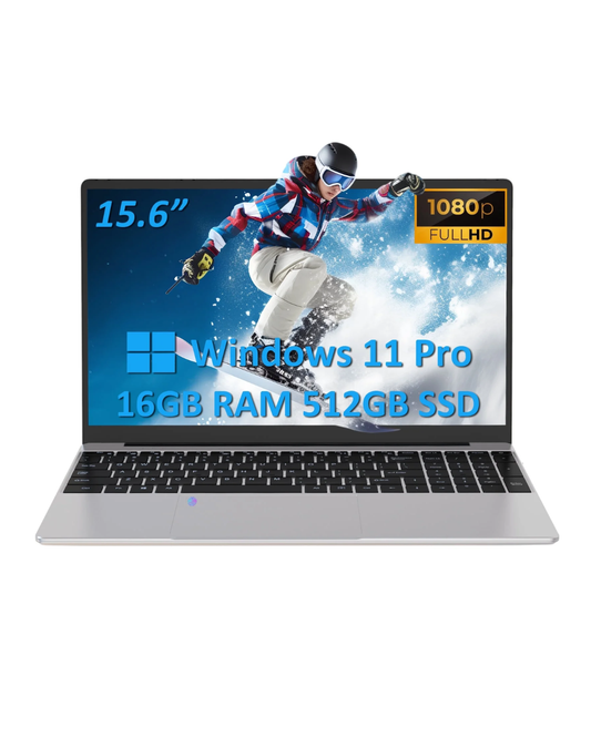 15.6" Laptop - Intel Alder N95, 16GB RAM, 512GB SSD, Windows 11 Pro