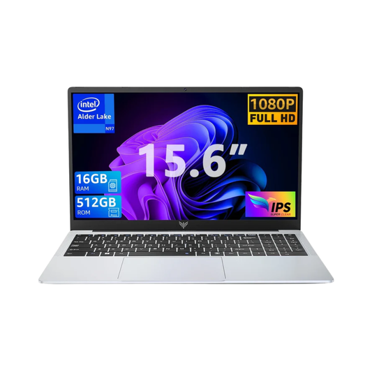 15.6" Laptop - Intel Alder Lake N97, 16GB RAM, 512GB SSD, Windows 11