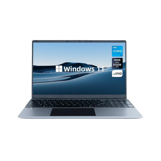 15.6" Laptop - Intel Celeron N5095, 16GB RAM, 512GB SSD, Windows 11