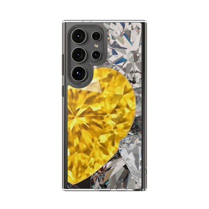 Clear Phone Case – Heart of Gold