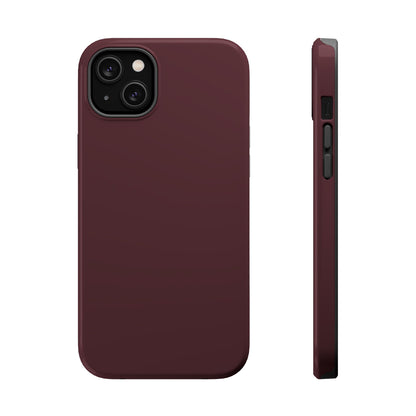 Wireless-Charging Compatible Case – Mulled Wine – Compatible with iPhone 13–17 & Samsung Galaxy S25–S26 Series