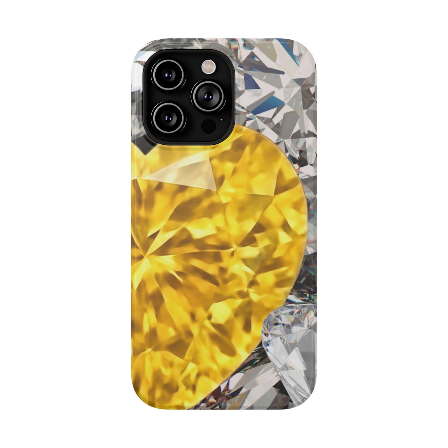 Impact-Resistant Phone Case – Heart of Gold