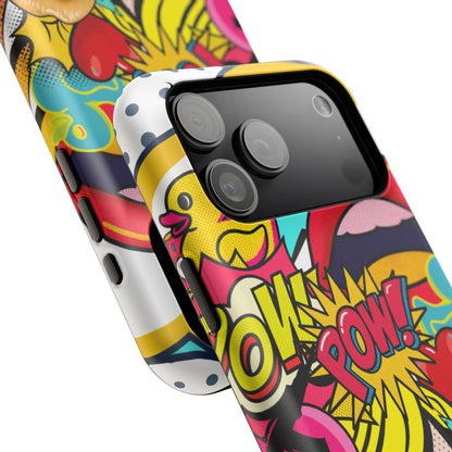 Impact-Resistant Phone Case – Pop Off – Compatible with iPhone 11–17 & Samsung Galaxy S22–S26 Series