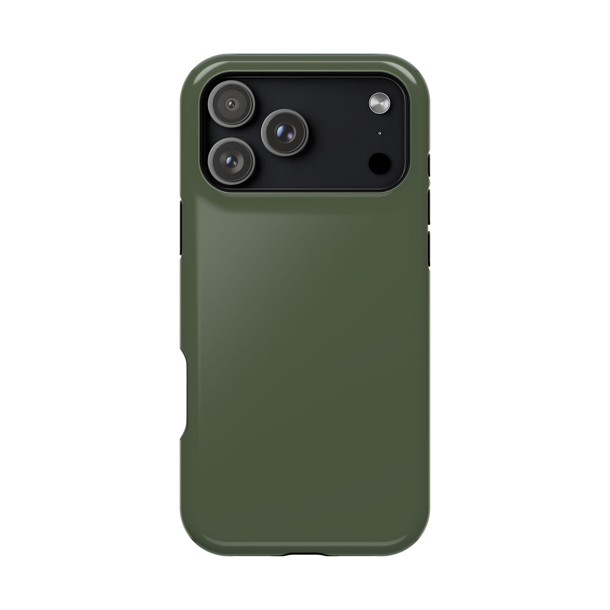 Wireless-Charging Compatible Case – Cabin Green – Compatible with iPhone 13–17 & Samsung Galaxy S25–S26 Series