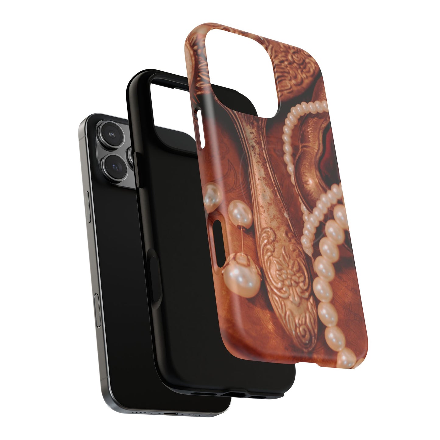Protective Magnetic Phone Case – Bronze Vanity