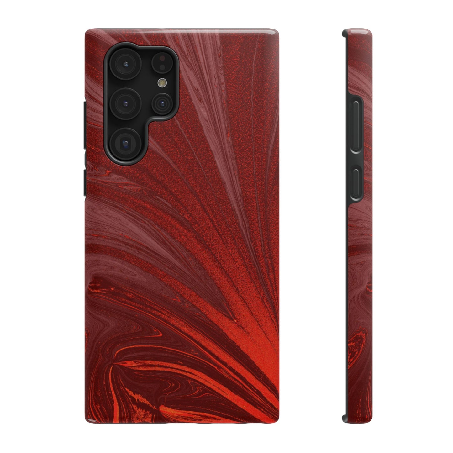 Impact-Resistant Phone Case — Crimson Current