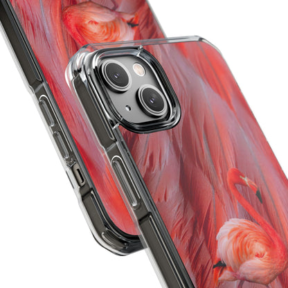 Clear Magnetic Phone Case – Scarlet Plume