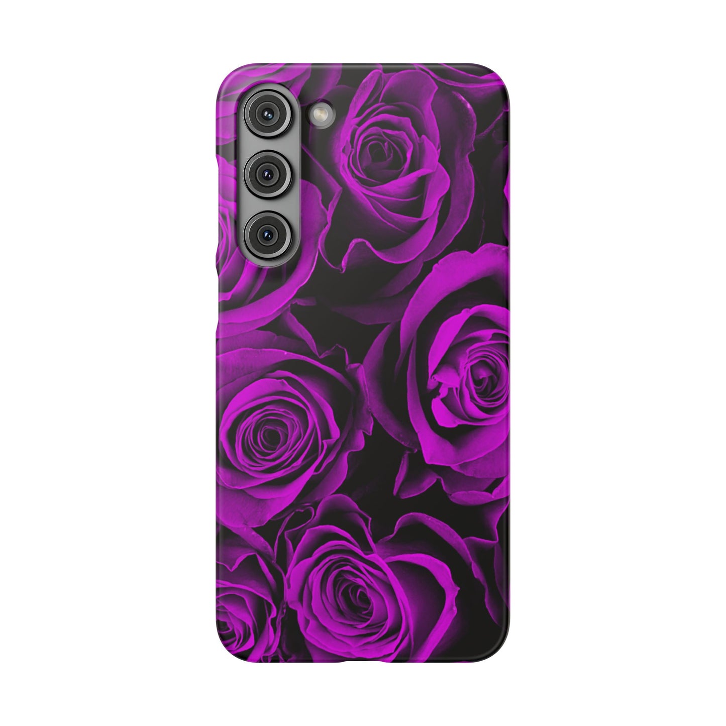 Snap Phone Case – Amethyst Roses