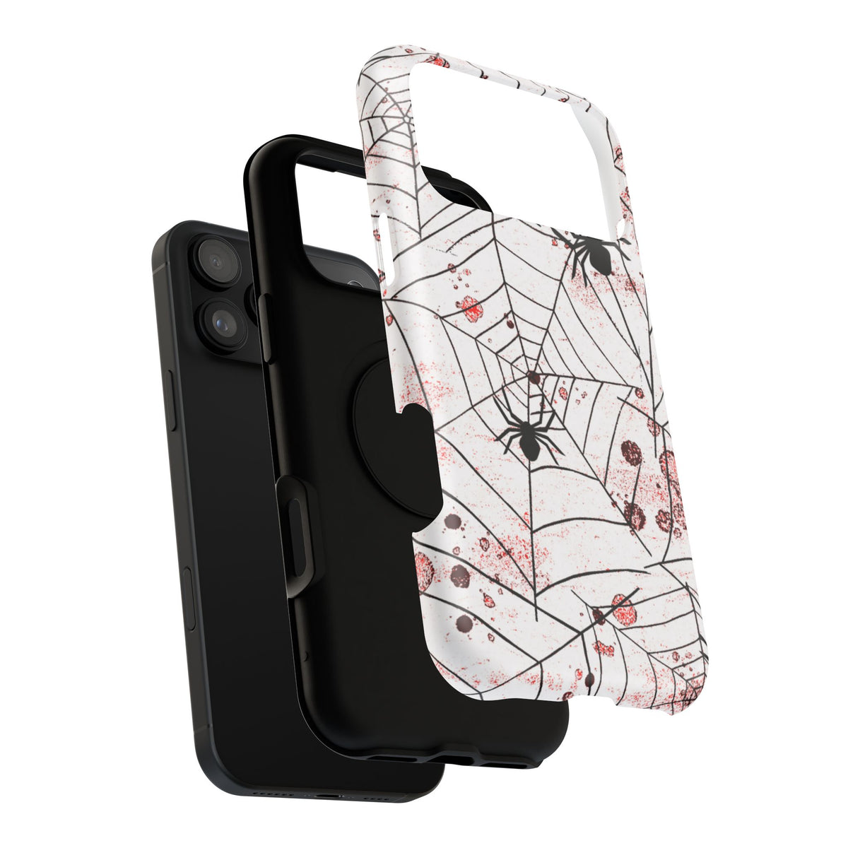 Impact-Resistant Phone Case – Blood Web