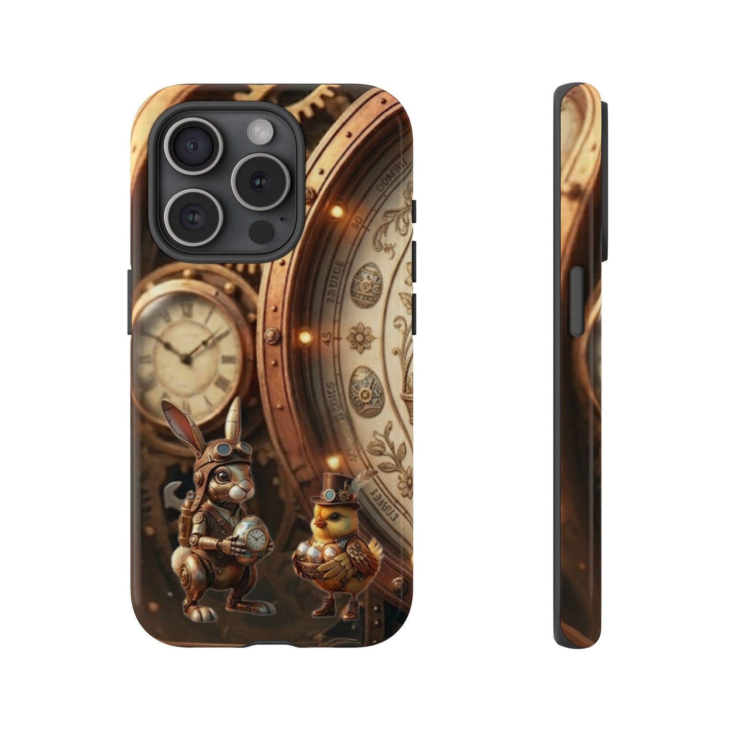 Protective Phone Case – Clockwork Cottontail