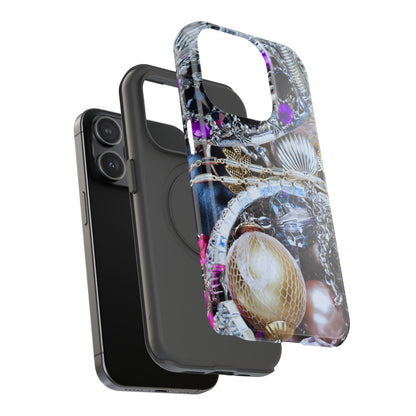 Impact-Resistant Phone Case – Chrome Jewel