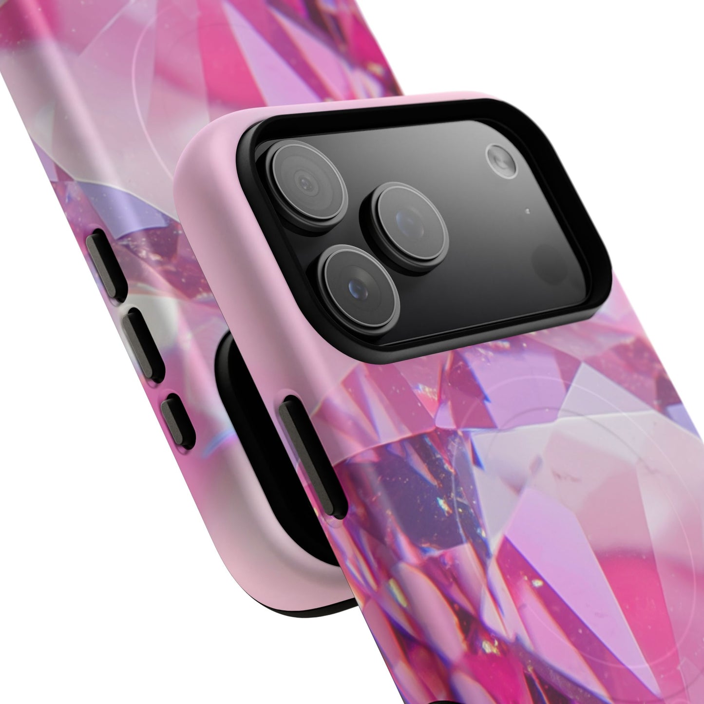 Protective Magnetic Phone Case – Pink Ice