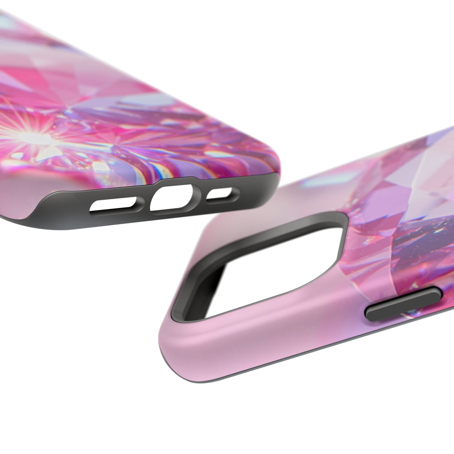 Impact-Resistant Phone Case – Pink Ice