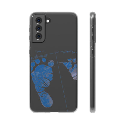 Flexi Case – Mom’s Little Blue Footprints
