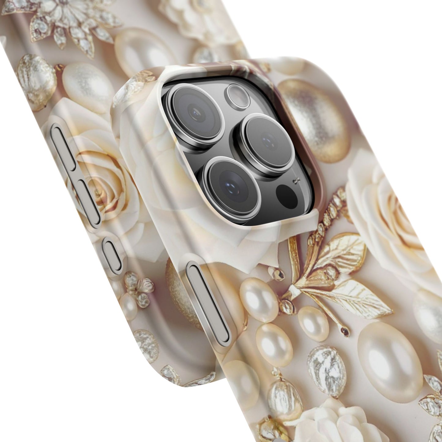 Snap Phone Case – Ivory Opulence