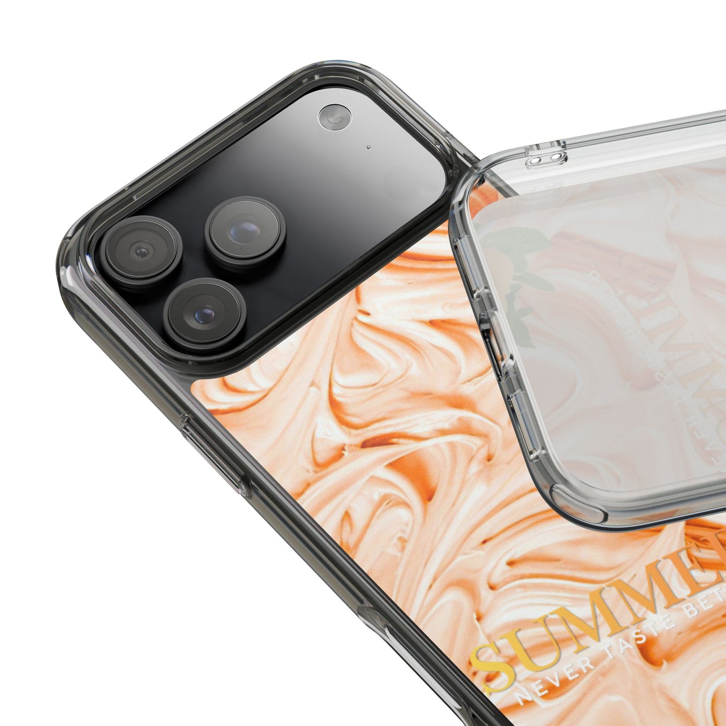 Clear Phone Case – Peach Sorbet