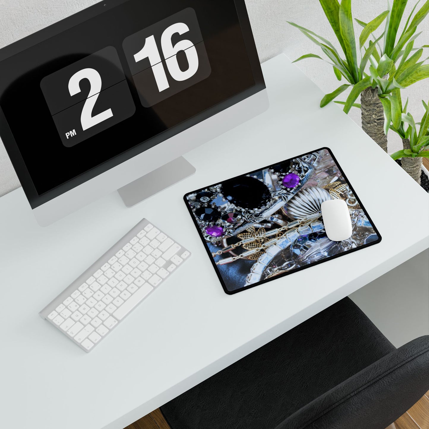Desk Mat – Chrome Jewel