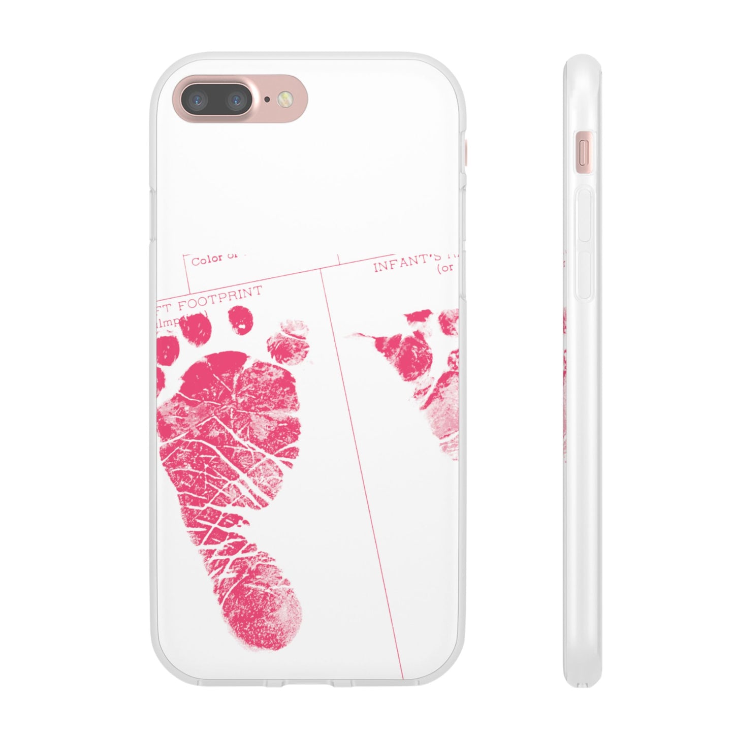 Flexi Case – Mom’s Little Pink Footprints