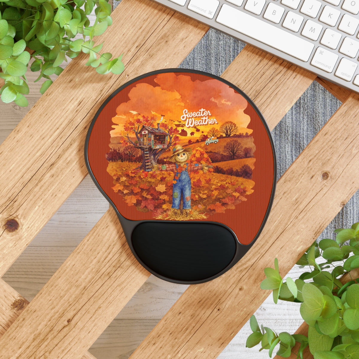 Mouse Pad With Wrist Rest