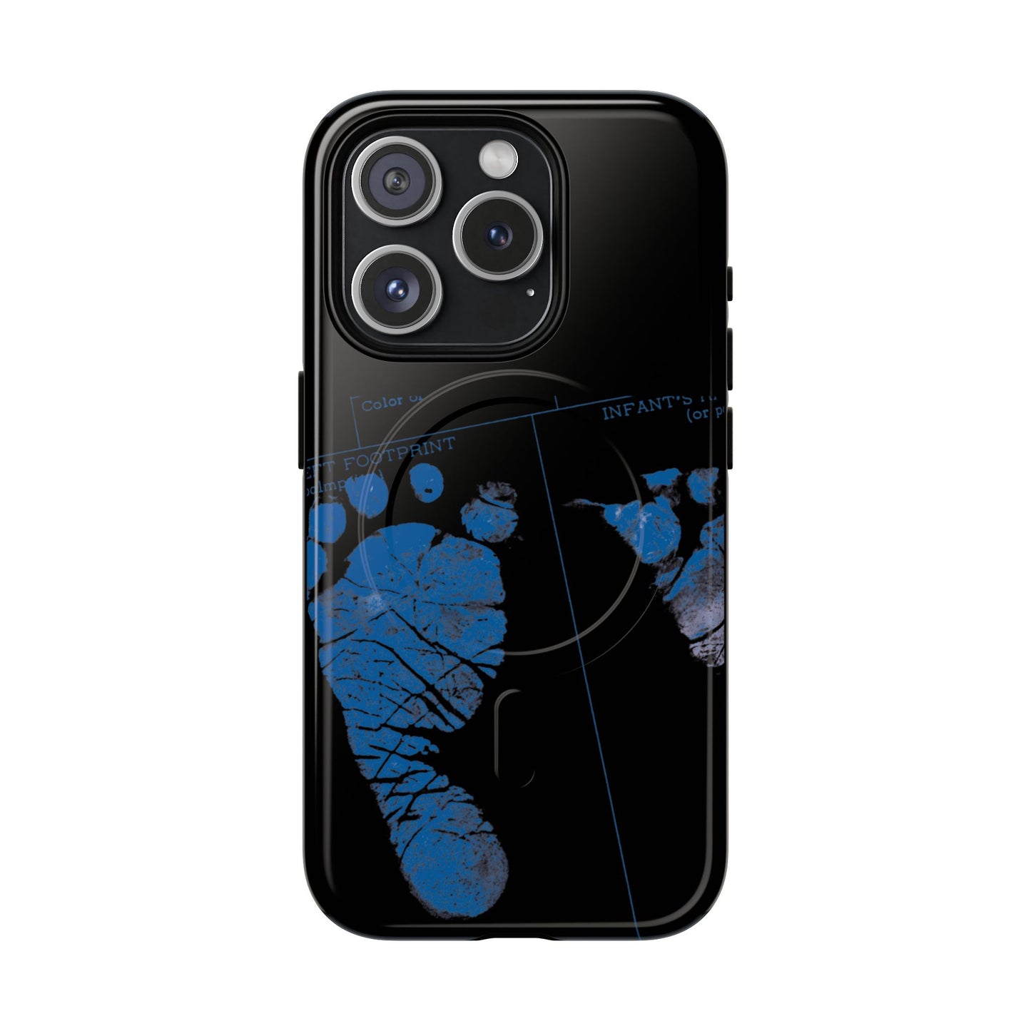 Protective Magnetic Phone Case – Mom’s Little Blue Footprints