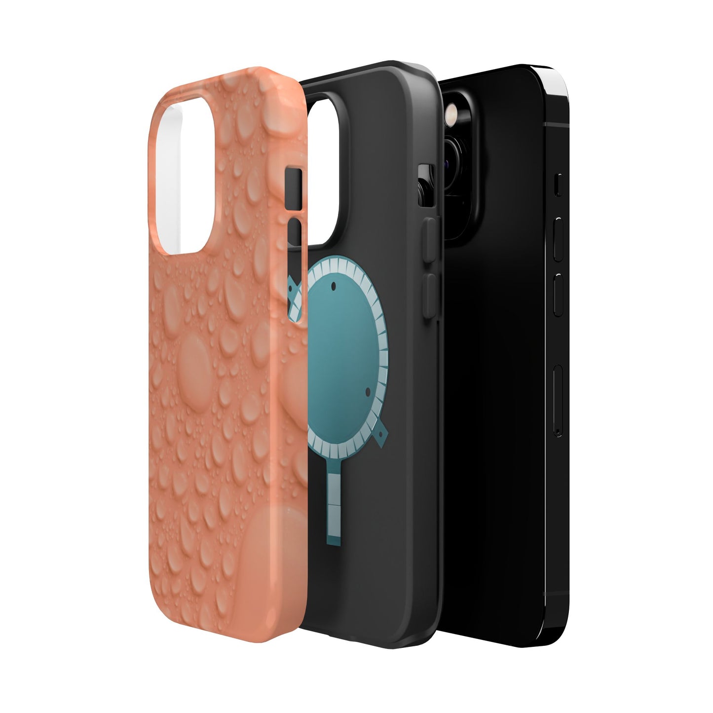 Wireless-Compatible Charging Case – Apricot Rain