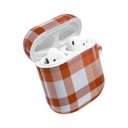 Earbud Case Cover – Spiced Plaid