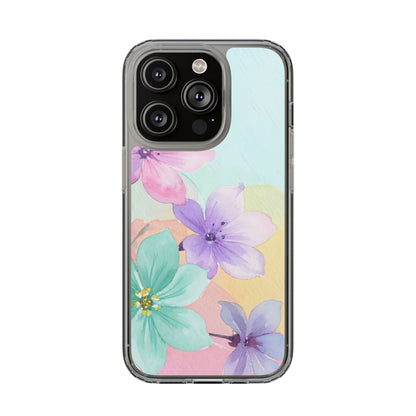 Clear Phone Case – Water Petal