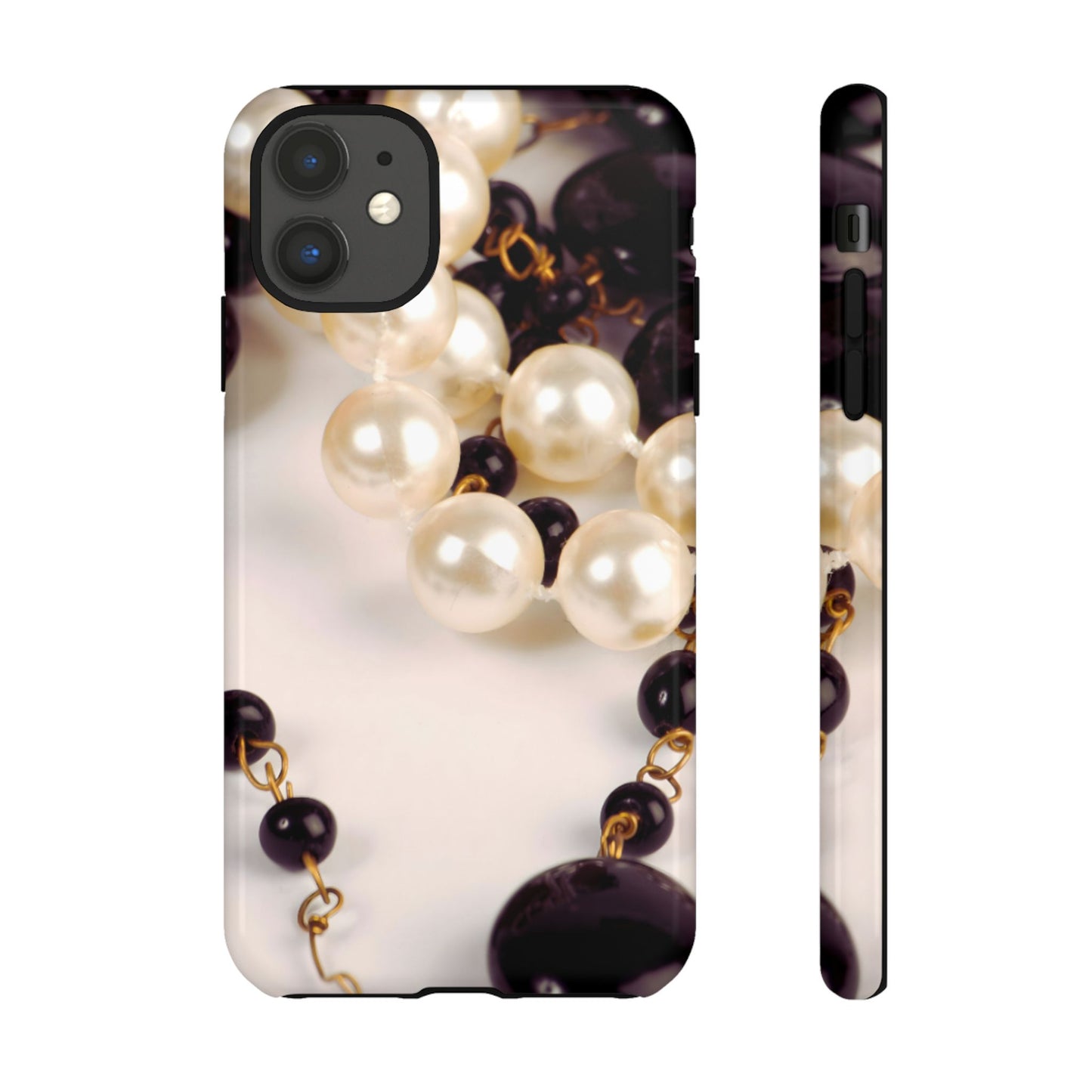 Protective Phone Case – Noir Pearl