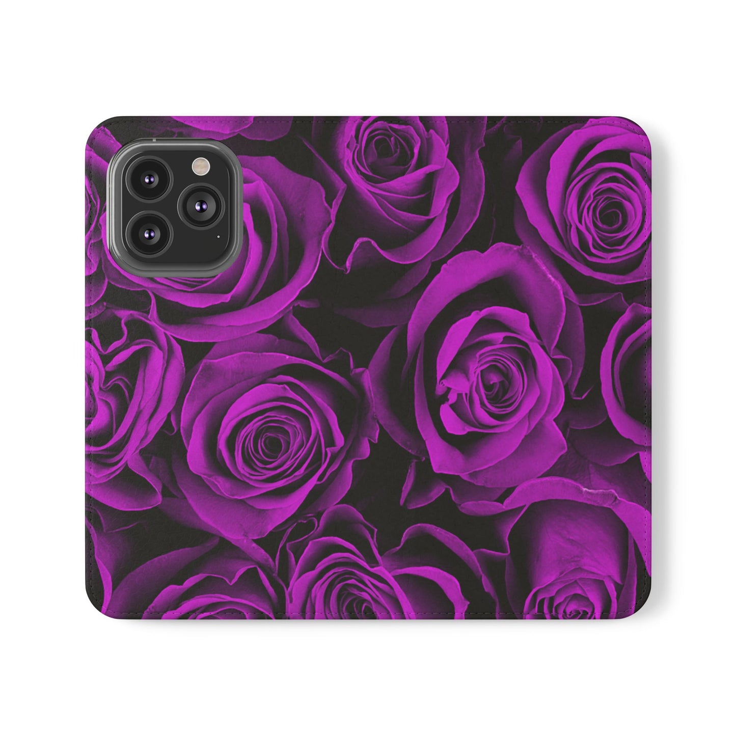 Flip Case – Amethyst Roses