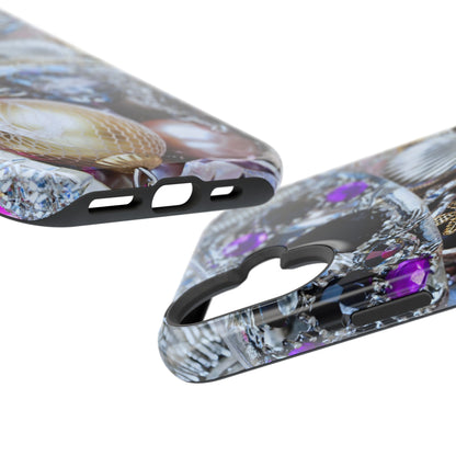 Impact-Resistant Phone Case – Chrome Jewel