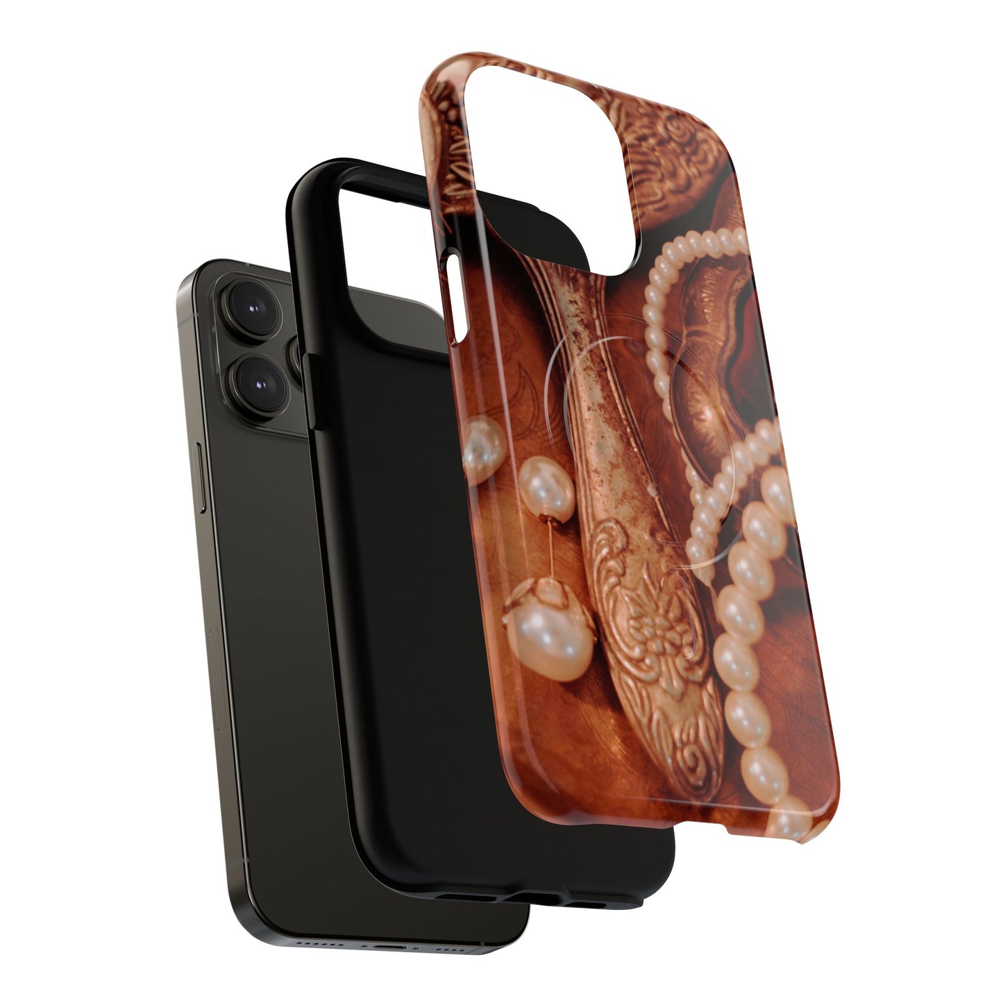 Protective Magnetic Phone Case – Bronze Vanity