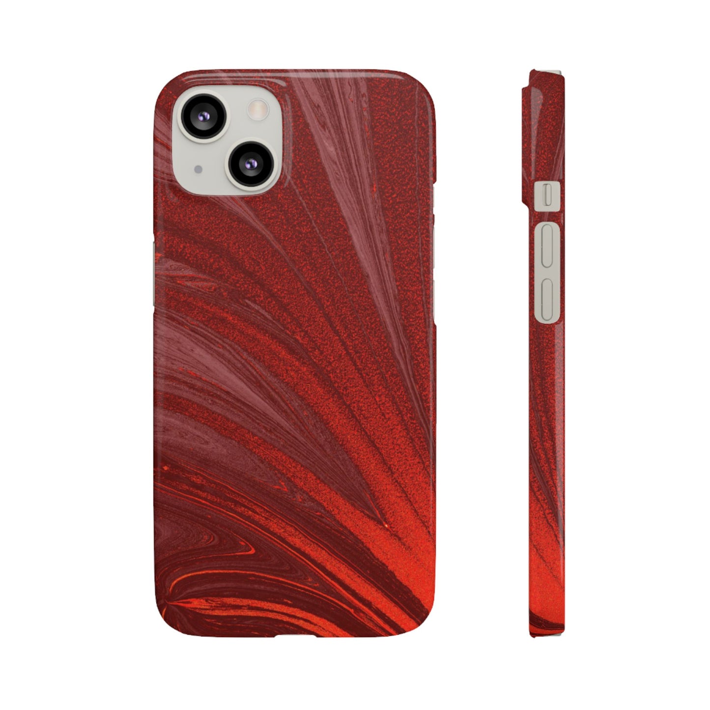 Snap Phone Case – Crimson Current