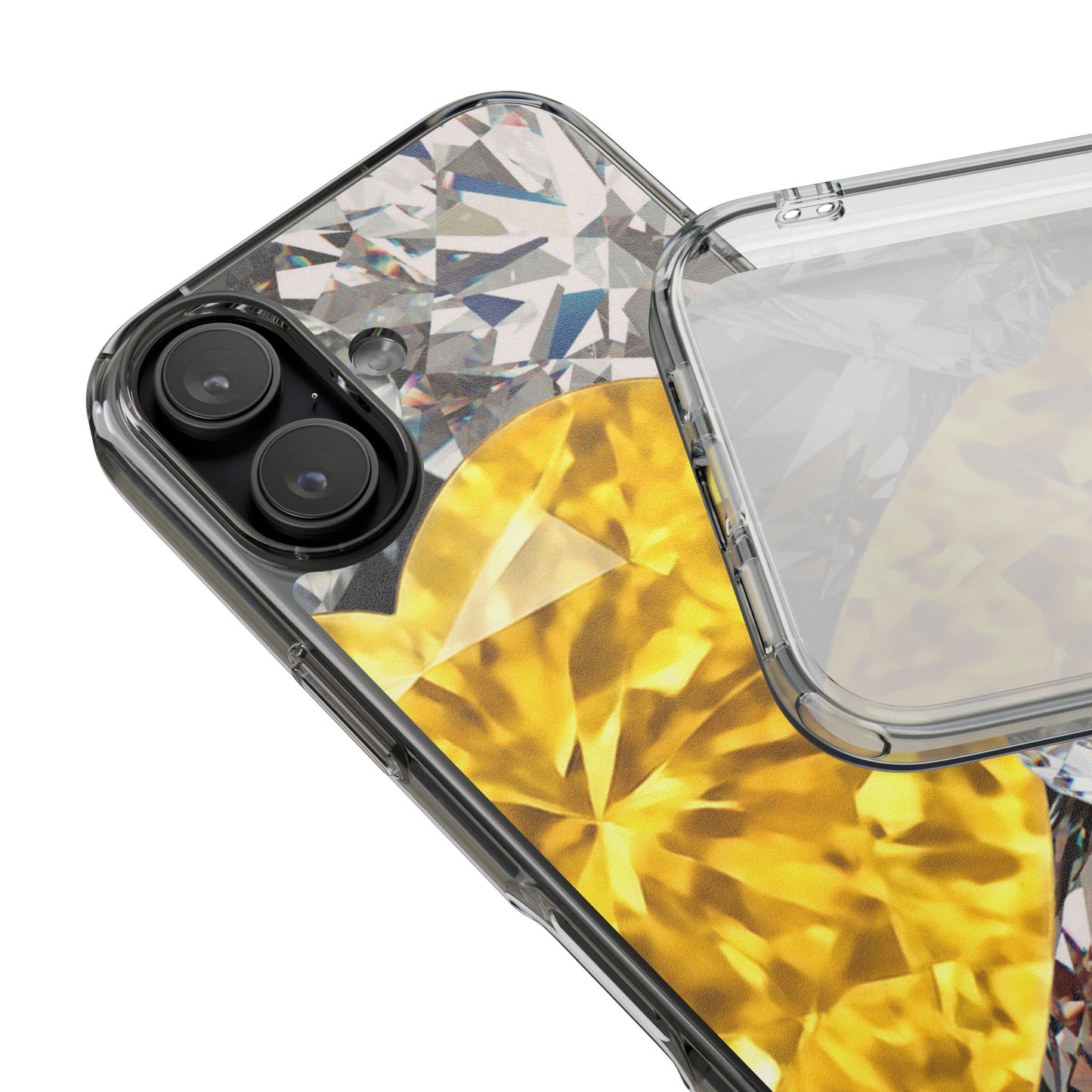 Clear Phone Case – Heart of Gold