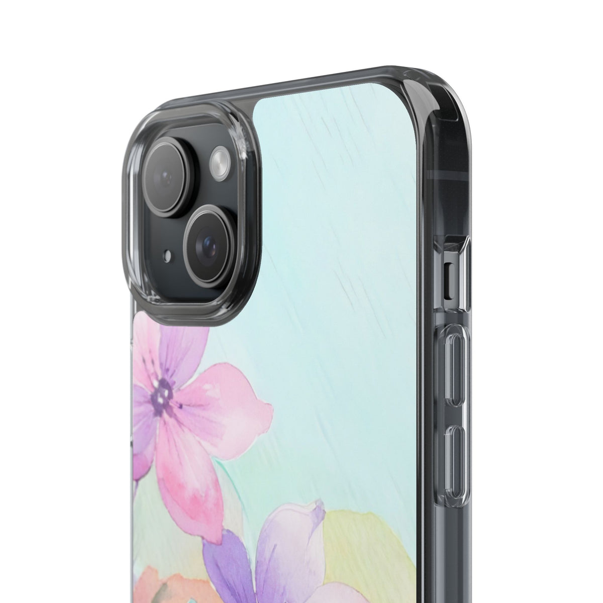 Clear Phone Case – Water Petal