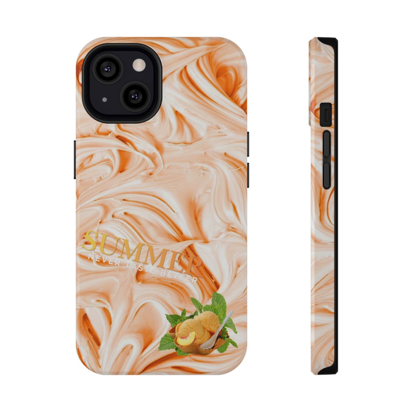 Impact-Resistant Phone Case – Peach Sorbet