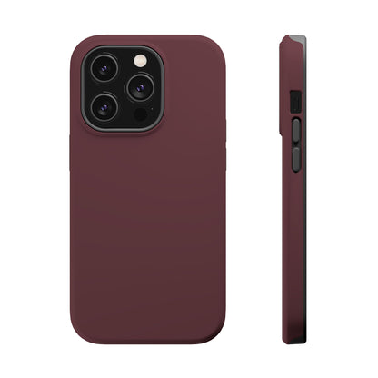 Wireless-Charging Compatible Case – Mulled Wine – Compatible with iPhone 13–17 & Samsung Galaxy S25–S26 Series