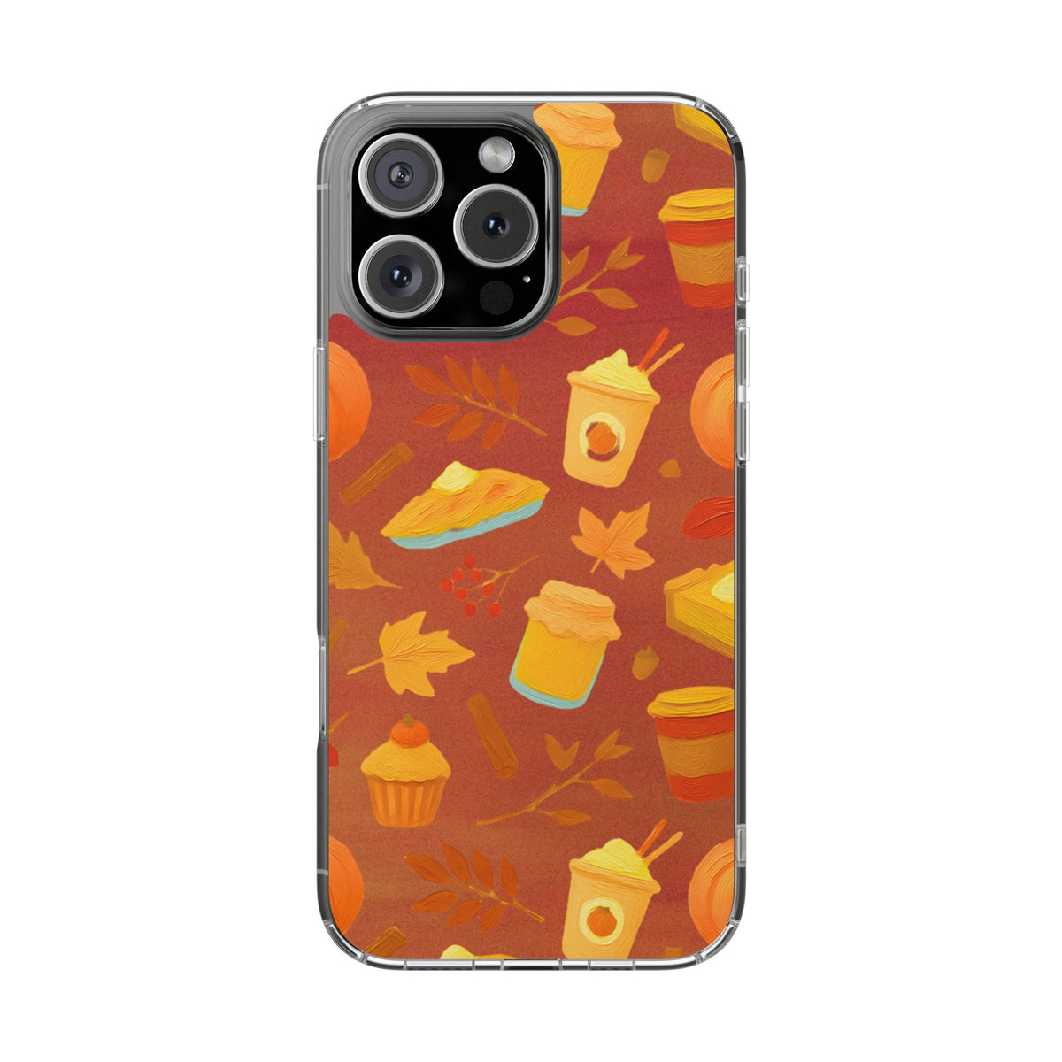 Clear Magnetic Phone Case – Fall Favorites – Compatible with iPhone 13–16 Series