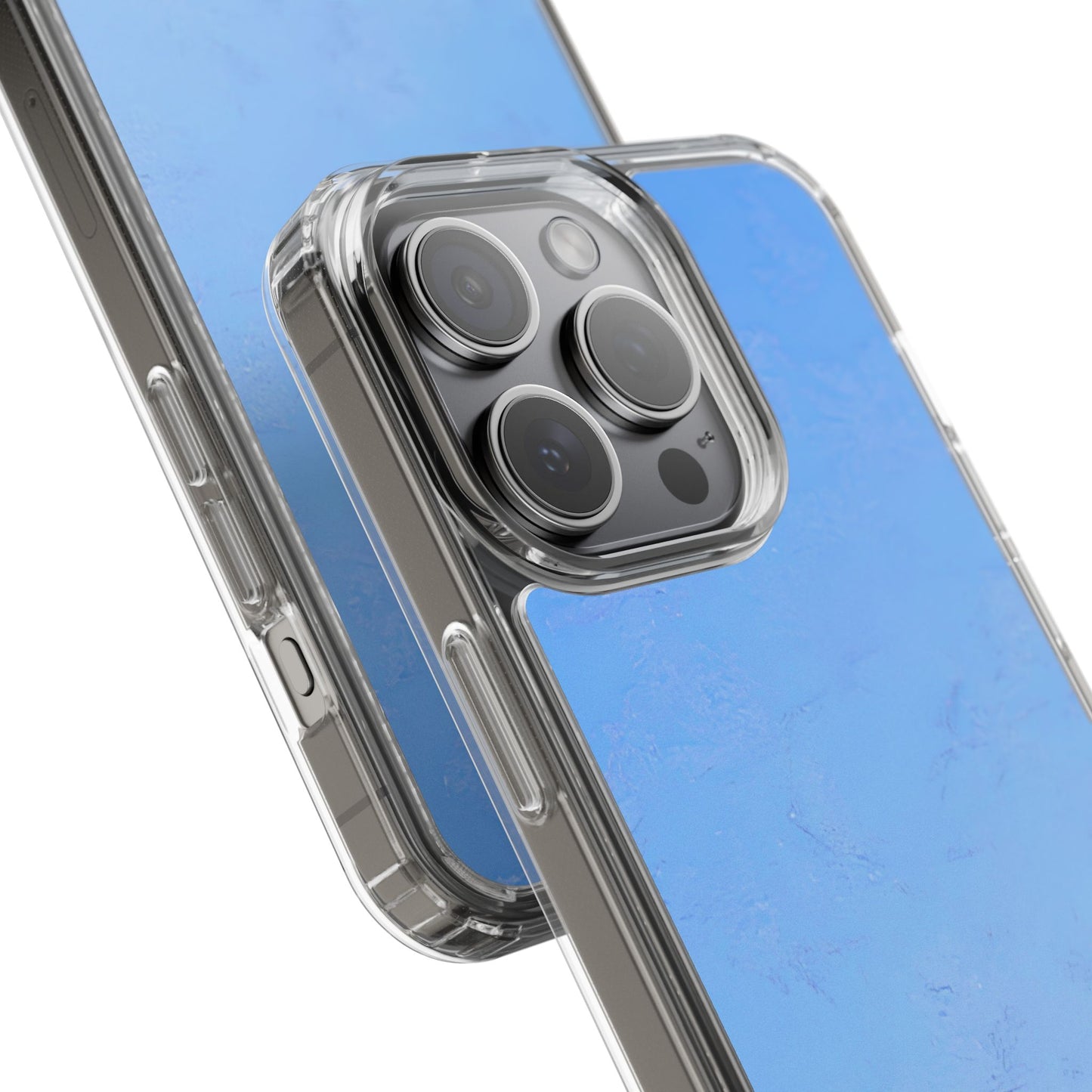 Clear Phone Case – Azure Fade