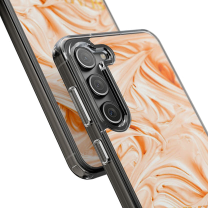 Clear Phone Case – Peach Sorbet
