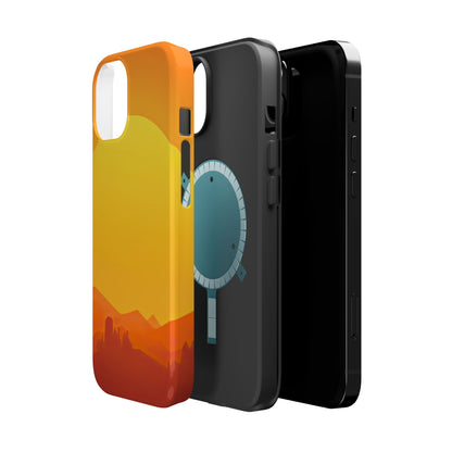 Wireless-Charging Compatible Case – Desert Sunrise
