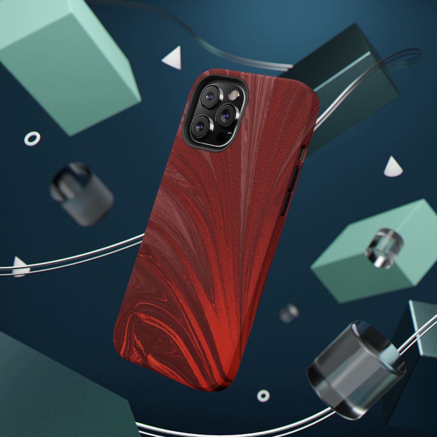 Impact-Resistant Phone Case — Crimson Current