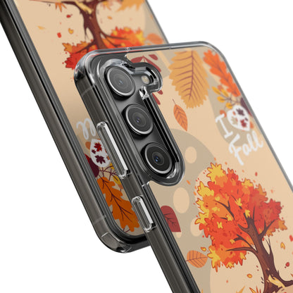 Clear Phone Case – Fall in Love