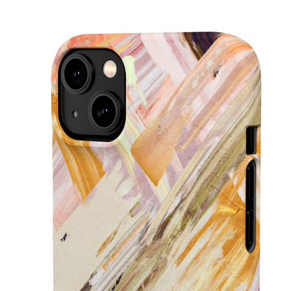 Snap Phone Case – Brush & Bronze