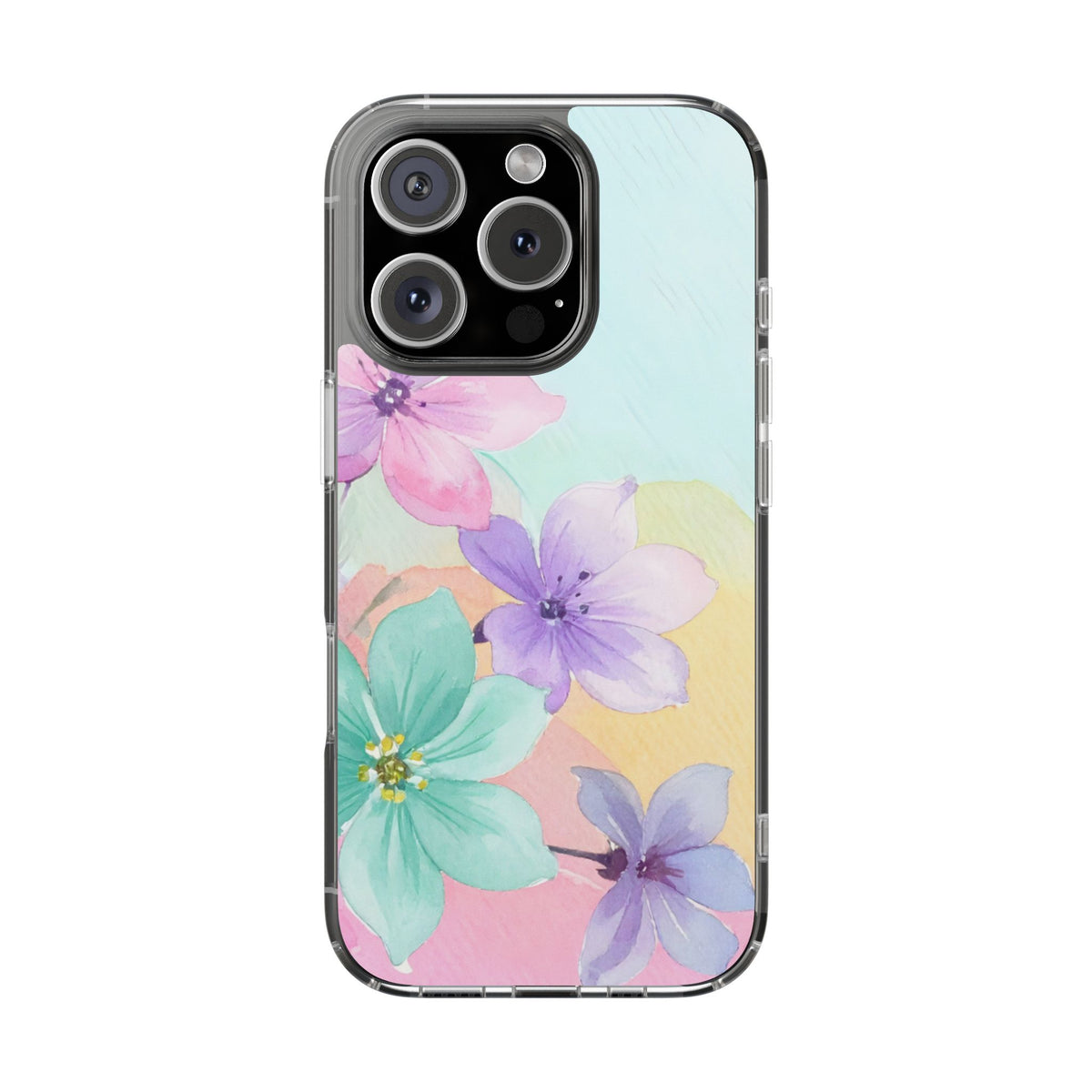 Clear Phone Case – Water Petal