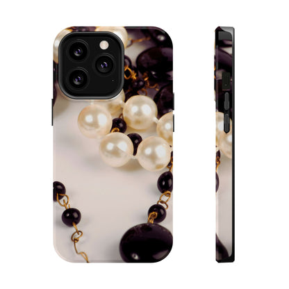 Wireless-Charging Compatible Case – Noir Pearl