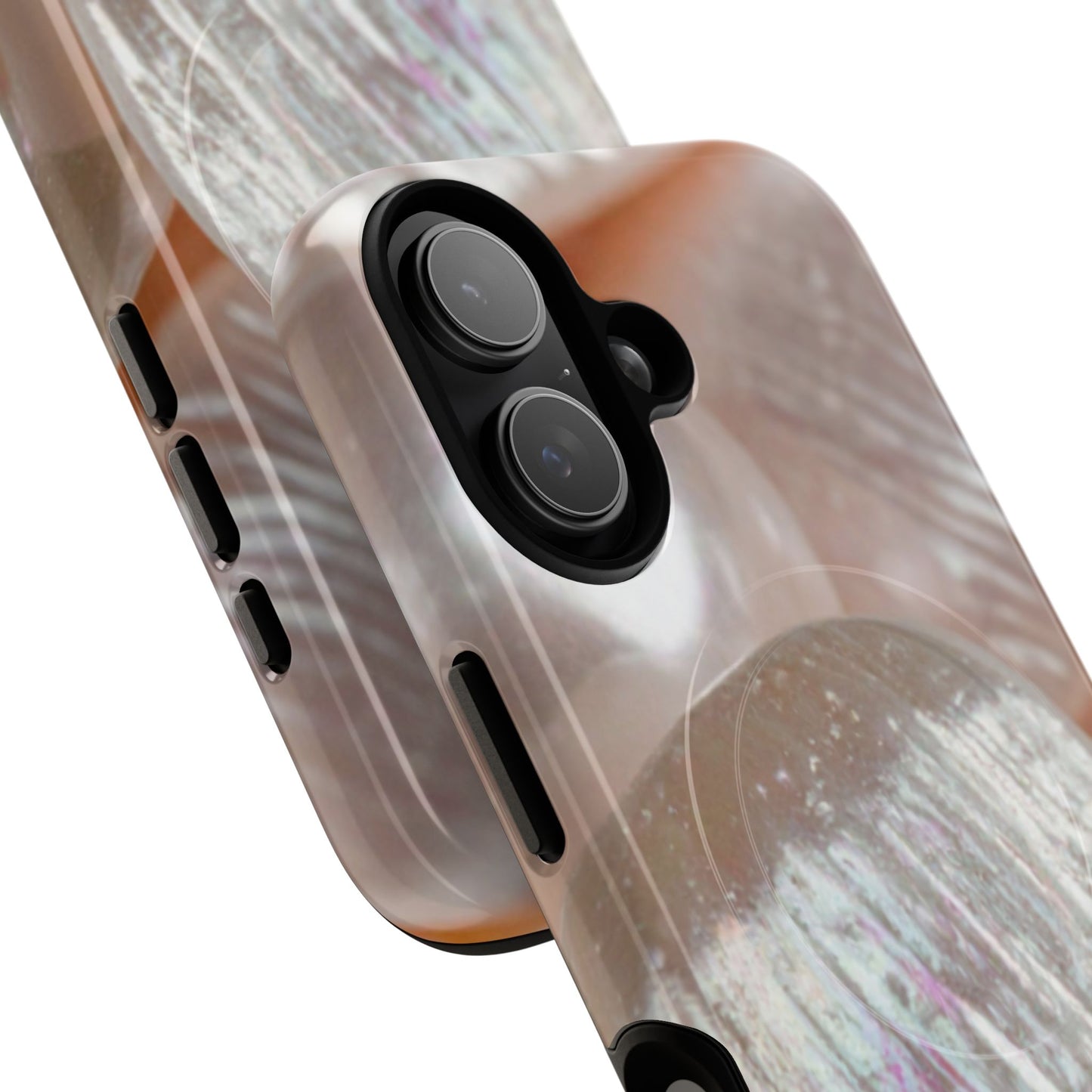 Protective Magnetic Phone Case – Blush Pearl