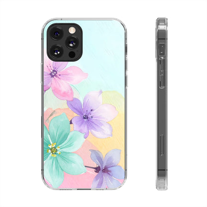 Clear Magnetic Phone Case – Water Petal