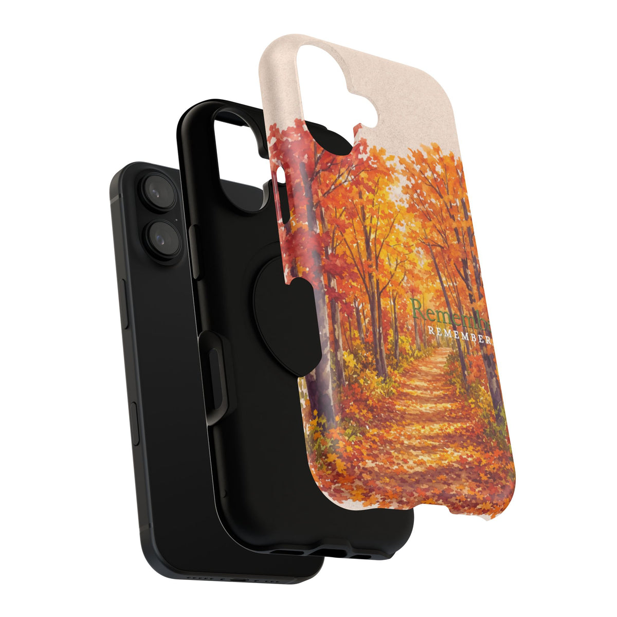 Impact-Resistant Phone Case – Autumn Remembered – Compatible with iPhone 11–17 & Samsung Galaxy S22–S26 Series