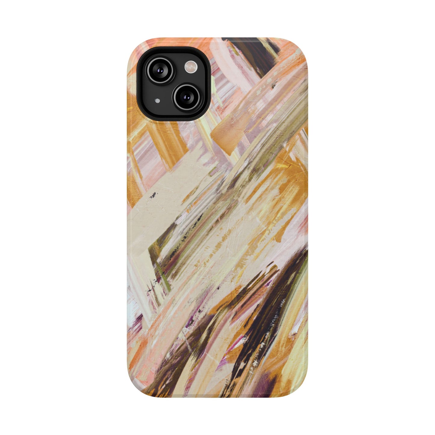 Impact-Resistant Phone Case – Brush & Bronze