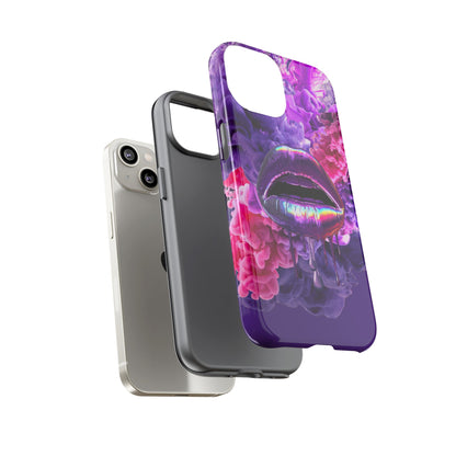 Protective Phone Case – Purple Haze Lips